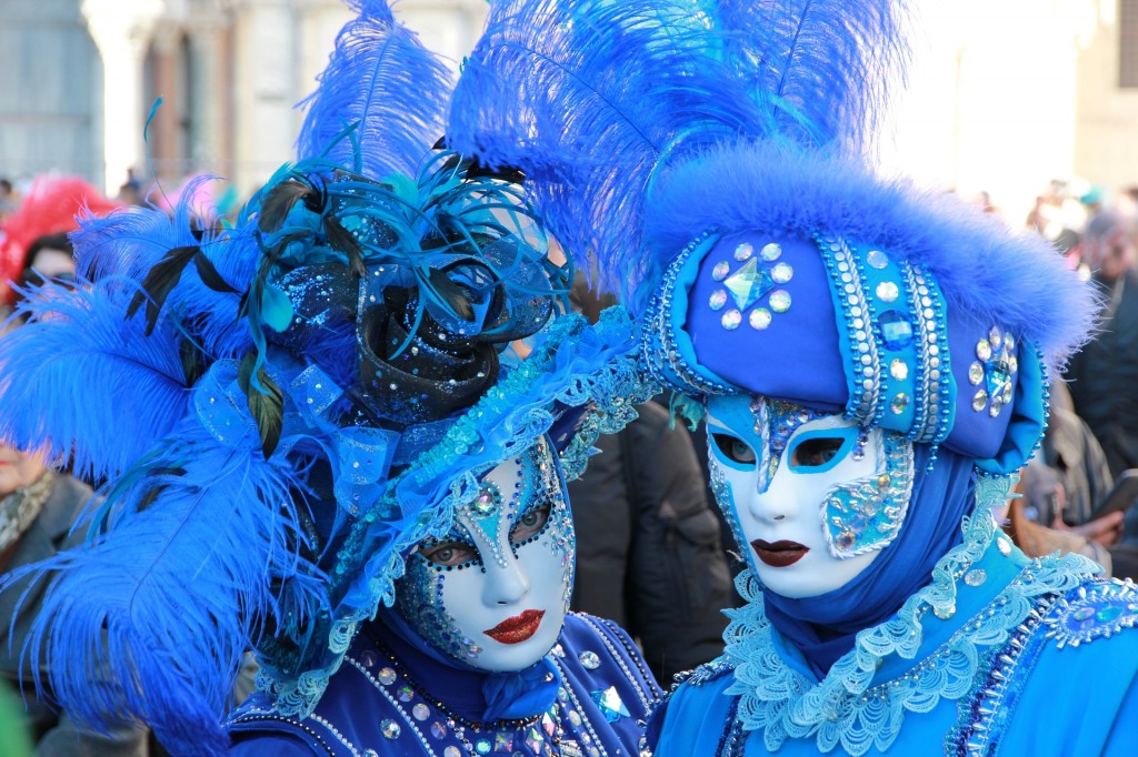 masken karneval türkis
